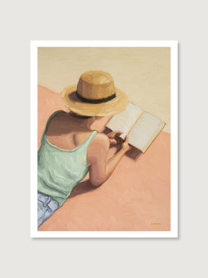 Lost In A Story - Art Print