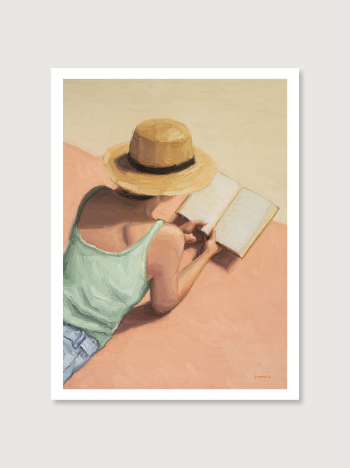 Lost In A Story - Art Print