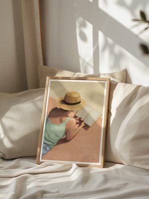 Lost In A Story - Art Print
