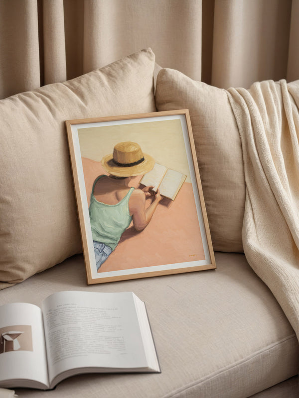 Lost In A Story - Art Print