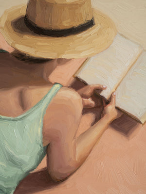 Lost In A Story - Original Painting