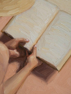 Lost In A Story - Original Painting