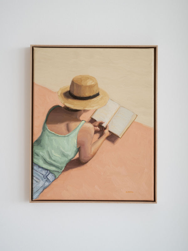 Lost In A Story - Original Painting