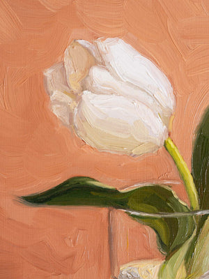 Tulip In A Glass - Original Painting