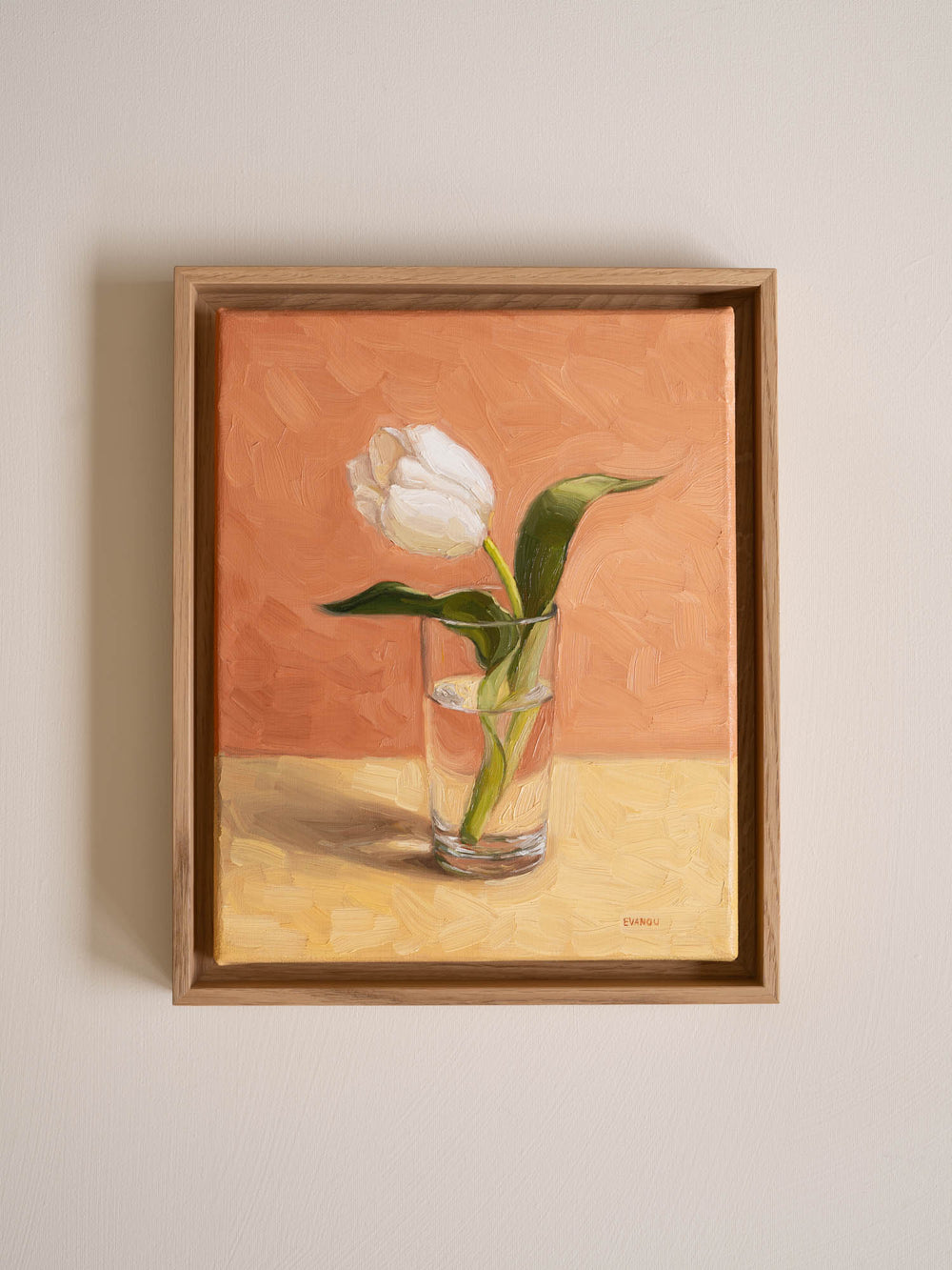 Tulip In A Glass - Original Painting