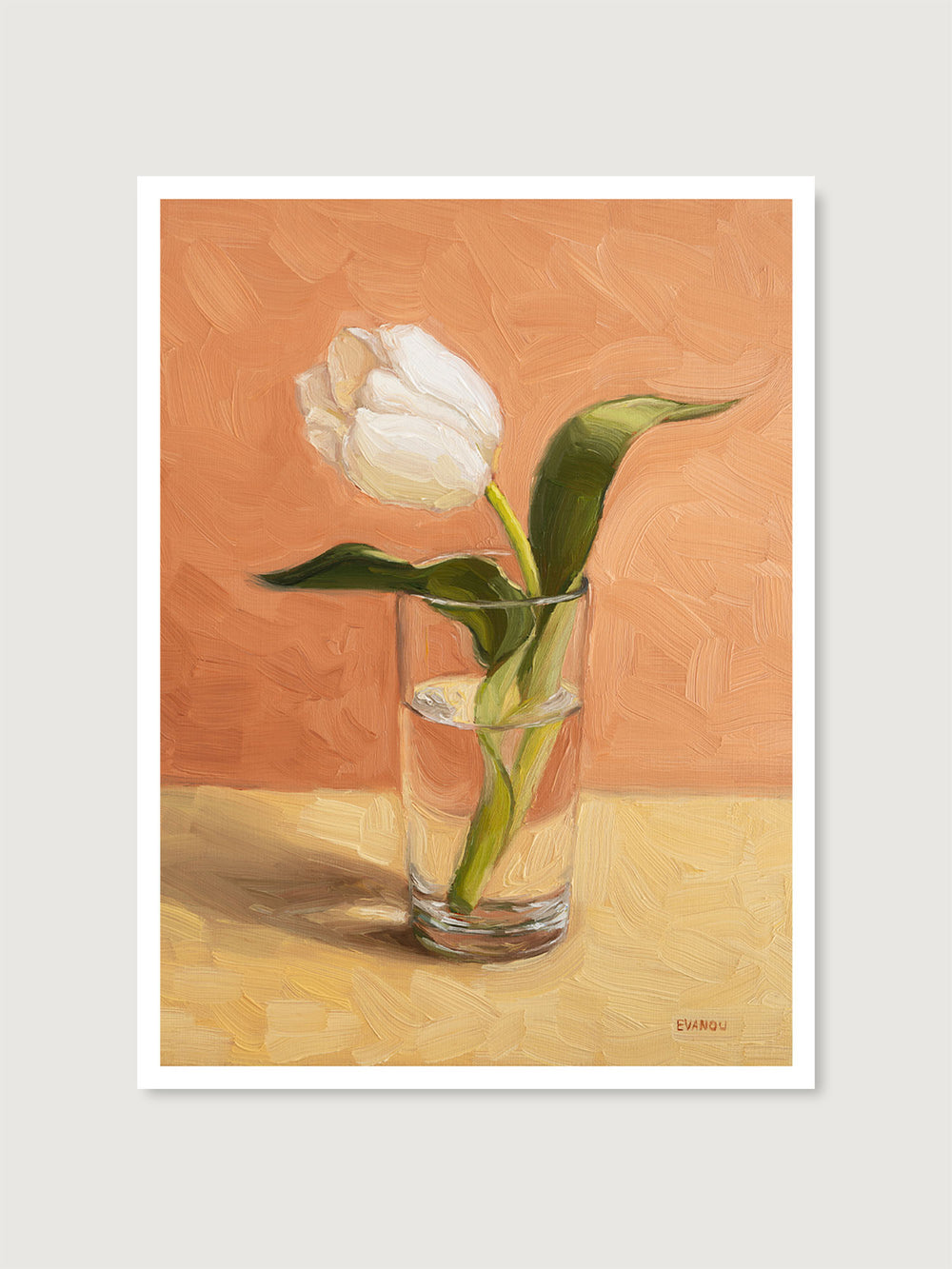 Tulip In A Glass - Art Print