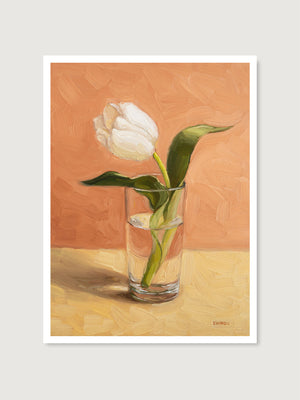 Tulip In A Glass - Art Print