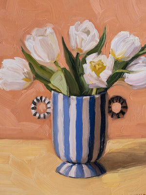 Tulips In A Vase - Original Painting