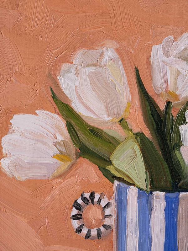 Tulips In A Vase - Original Painting