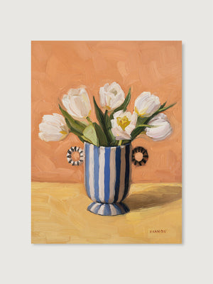 Tulips In A Vase - Art Print