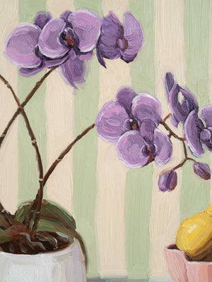 Orchids & Lemons - Original Painting