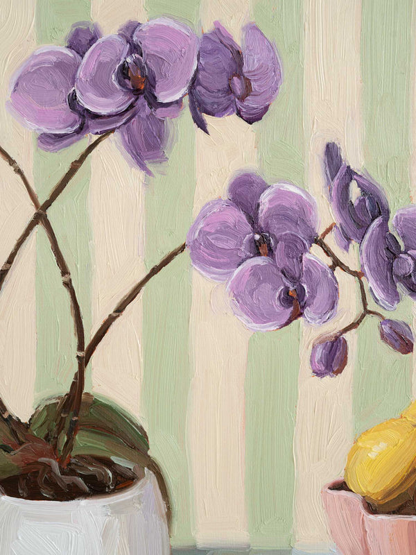 Orchids & Lemons - Original Painting