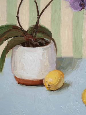 Orchids & Lemons - Original Painting