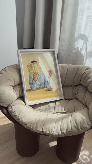 Reading Poetry - Art Print