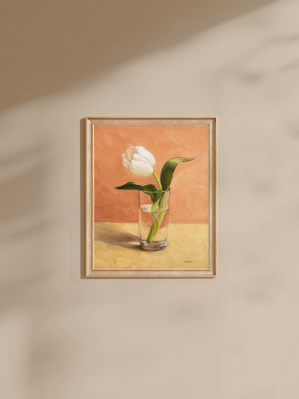Tulip In A Glass - Art Print