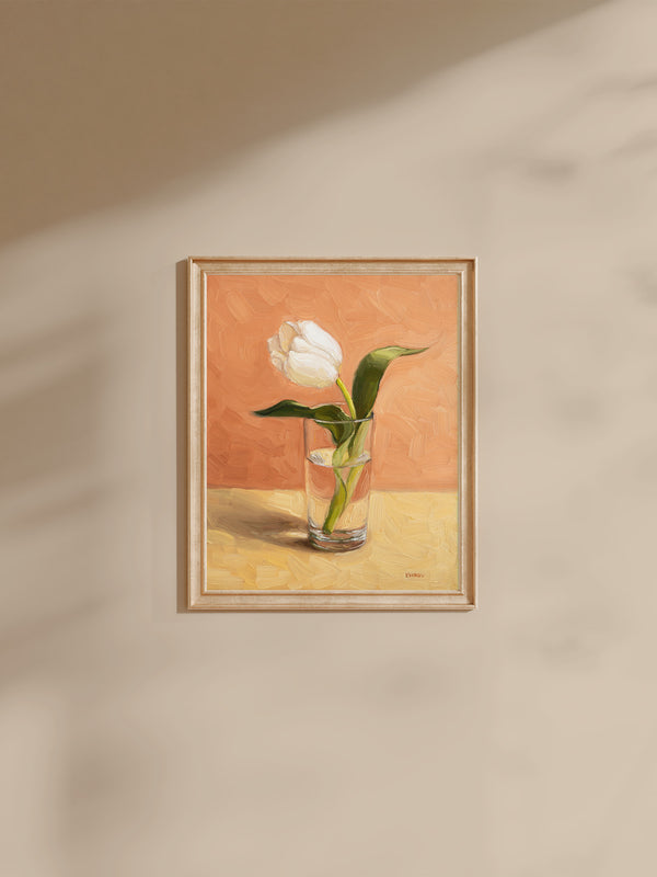 Tulip In A Glass - Art Print