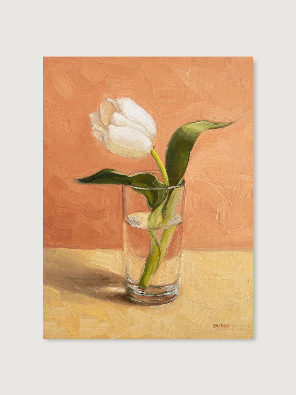 Tulip In A Glass - Art Print