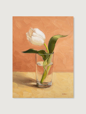 Tulip In A Glass - Art Print