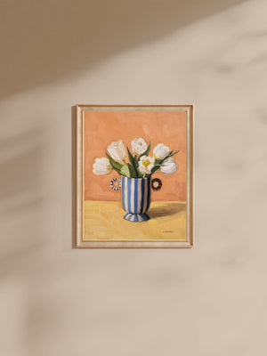 Tulips In A Vase - Art Print